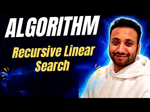 DSA Bangla Series: Recursive Linear Search Explained with Code