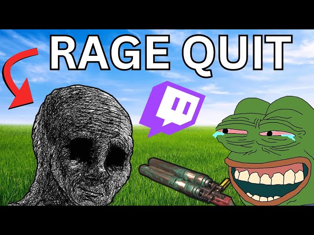 GRIEFING a Crashout STREAMER In RUST (HE RAGE QUIT)