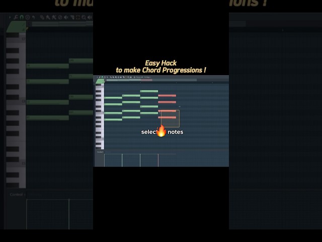 Easy Hack Makes Chord Progressions 🤯 (FL Studio) #shorts #shortsfeed #flstudio