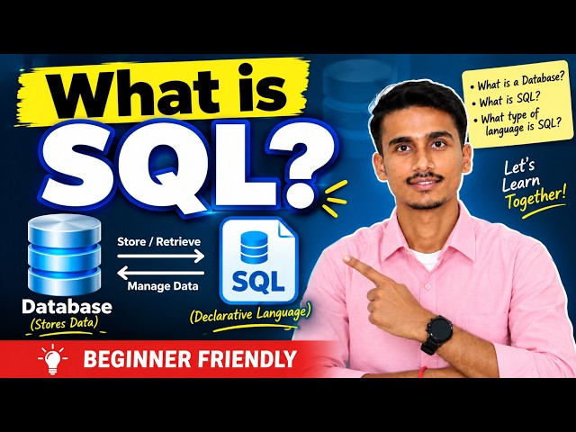 What is SQL? What is a Database? | SQL Explained for Beginners | SQL Tutorial #1