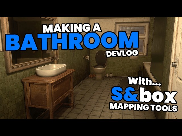 S&box Mapping Devlog | Making a Bathroom!