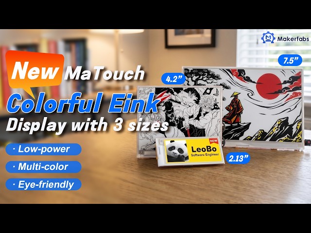 Meet the New MaTouch Color Eink Displays