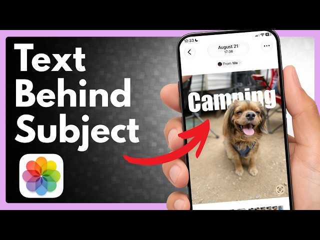 How to Put Text BEHIND a Photo Subject on iPhone