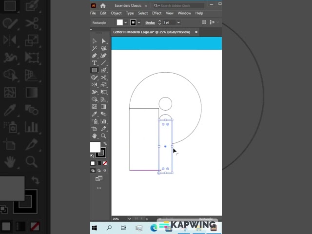 How to create Negative space logo with ease! #youtubeshorts #youtube #ytshorts