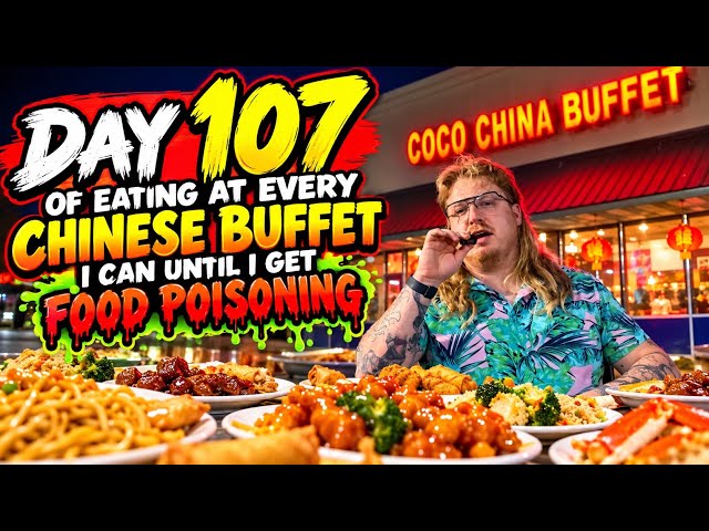 Hot blonde goes to coco china buffet in bluffton indiana  #mulletreview  #review  #buffet
