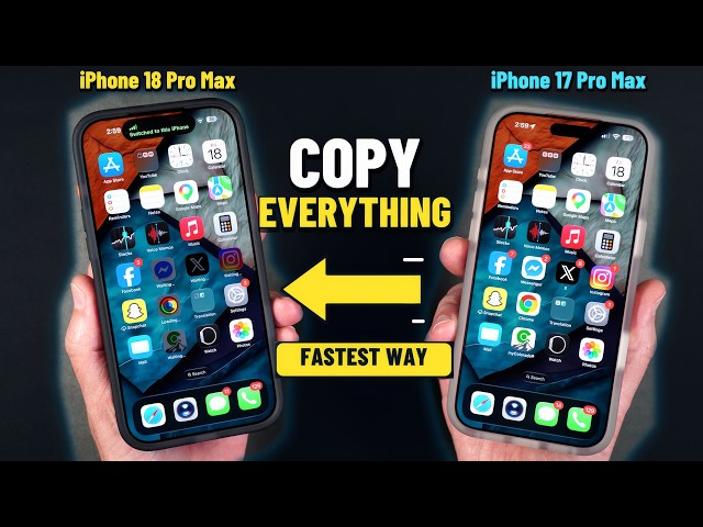 The FASTEST Way to Transfer Everything to Your New iPhone 2026   Step by Step Guide