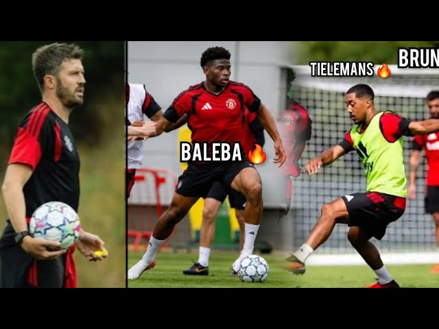 🔥 Carlos Baleba First Man Utd Training SHOCK Carrick! Man United Training ahead of Man City Clash