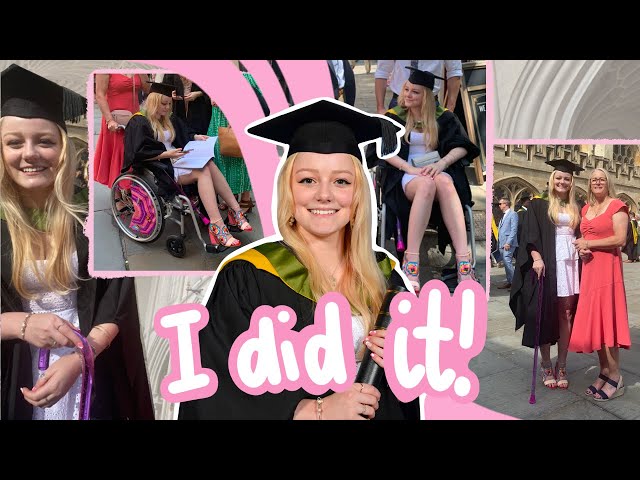 Disabled Girl Graduation Vlog!