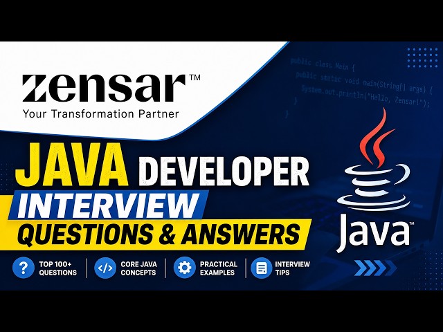 Zensar Java Developer Interview Questions & Answers