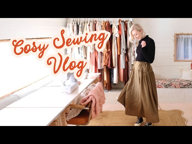 This Skirt Pattern Has EVERYTHING! (Sewing the Ceci Skirt) | COSY SEWING VLOG