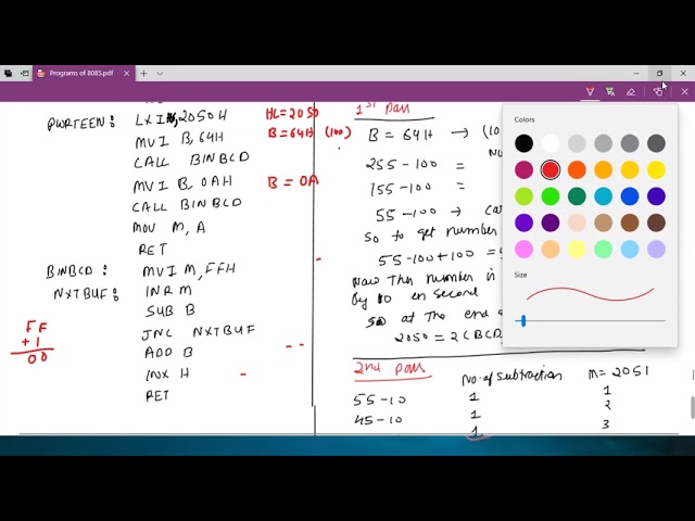 8085 Programming Example Part4