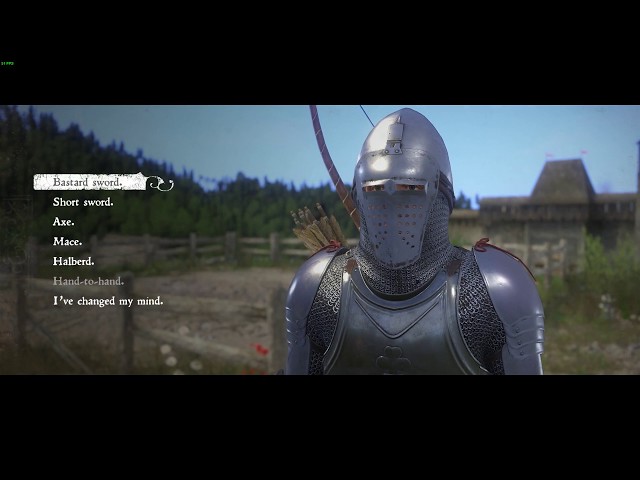 A dual with Captain Bernard