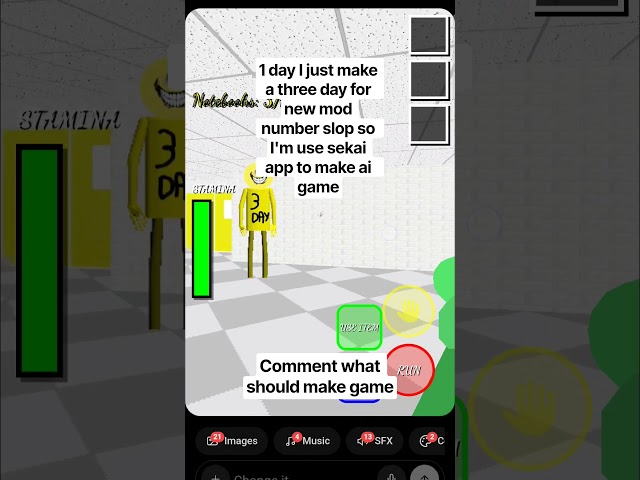 make a new mod number slop three day for use sekai ai