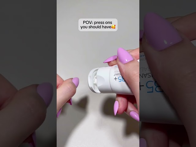 POV: You Upgraded to the Best Press On Nails! 💅🥤
