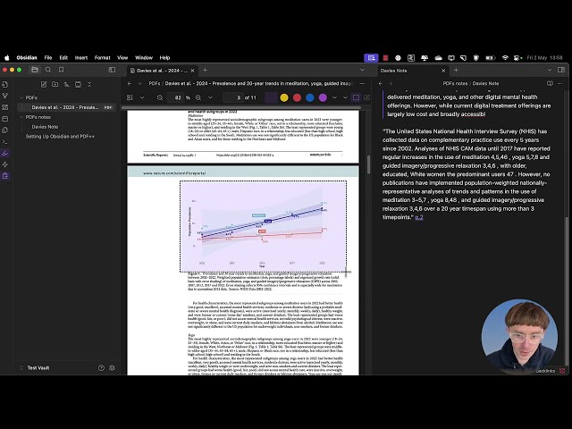 Using Obsidian for PDF annotations on iPad like Zotero with PDF+