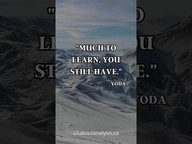 Y001 - Much To Learn, You Still Have #Shorts