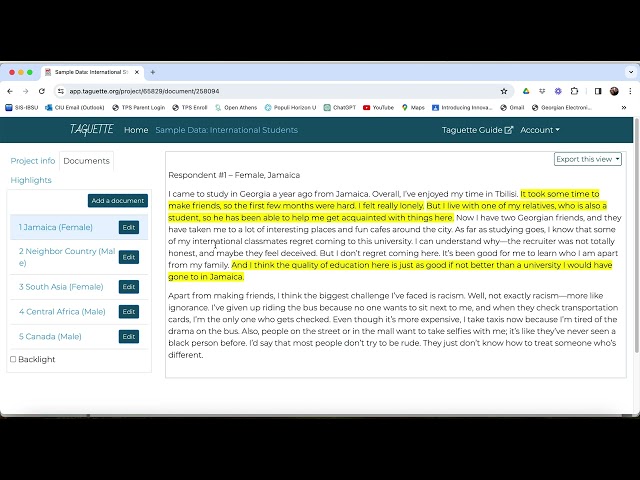 A Quick Intro to Taguette and Qualitative Coding