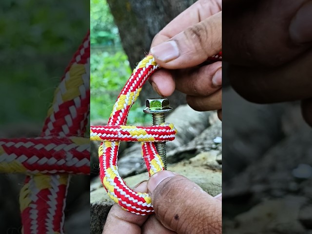 This Rope Knot Is Surprisingly Strong! #Shorts #ropeknots #knotting #learning