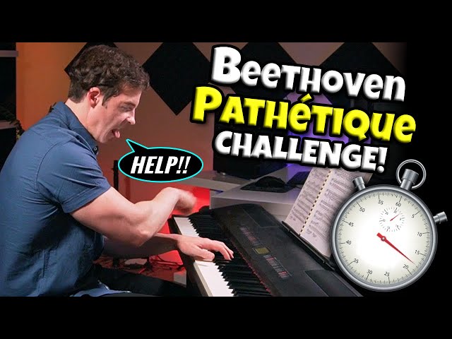 I had just ONE HOUR to memorize it! Beethoven "Pathétique" Piano Sonata No. 8