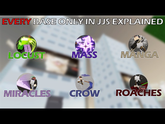 Every BASE ONLY CHARACTER in JJS EXPLAINED in 9 MINUTES