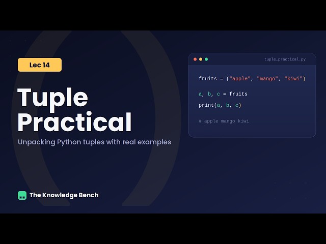 Tuple Practical