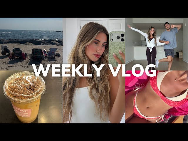 WEEKLY VLOG ❥ big life update, beach day, sunday reset & cooking!!