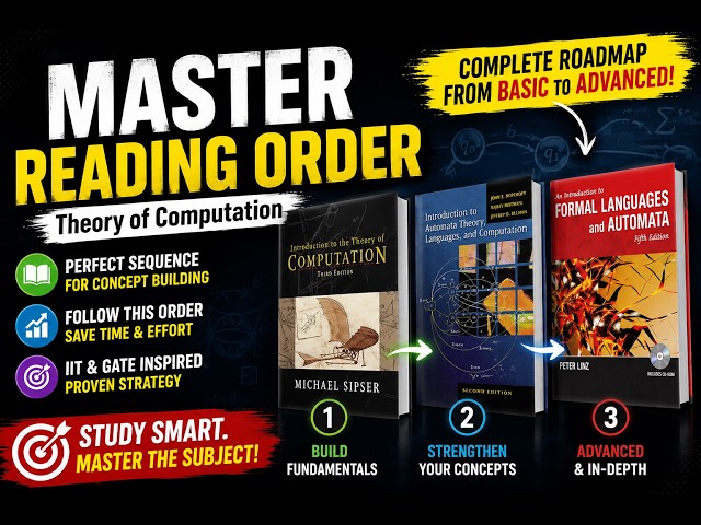 Master Reading Order 📚 | The Ultimate Book Sequence to Master Any Subject | IIT & GATE Inspired