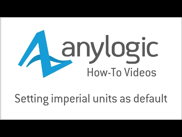 How to set imperial units as default