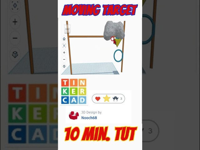 A Working Tinkercad Sim Lab Programmable Moving Target! 💯🚨