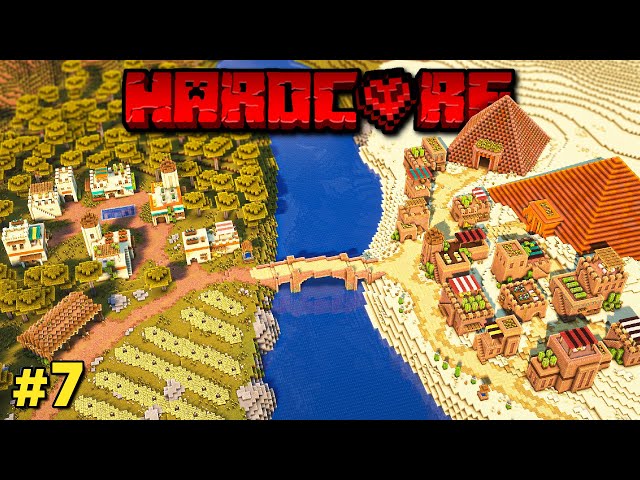 I Built a Cozy Desert City in Hardcore Minecraft