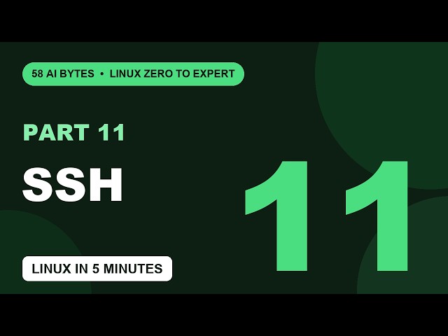 SSH in 5 Minutes: Control Any Server on Earth (Part 11)
