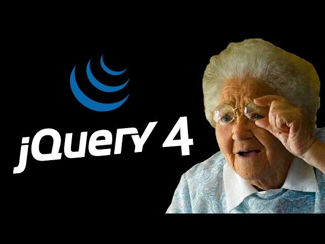 jQuery 4 FINALLY released... (What!?)