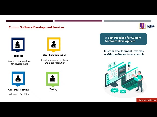 Custom Software Development by Eduslides Universal College