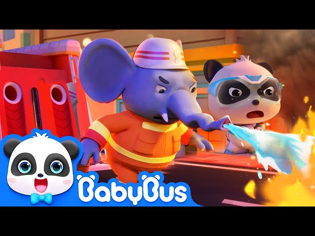 Super Firefighter Guardians | Super Panda Rescue Team 1 | Kids Cartoon | BabyBus