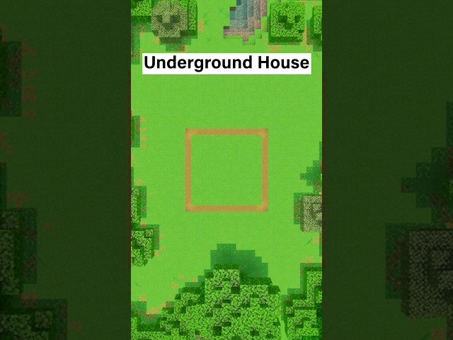Minecraft: Underground House Base Build 🏠 #minecraft