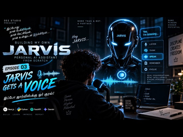 I Built a Voice AI Assistant From Scratch 🤖🎙️ | JARVIS EP 03 #trending #viral #jarvis #tonystark#ai