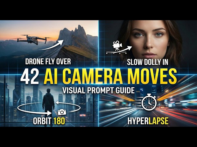 Mastering AI Video: 42 Camera Movement Vocabulary for Prompts (Visual Guide) Motion Examples