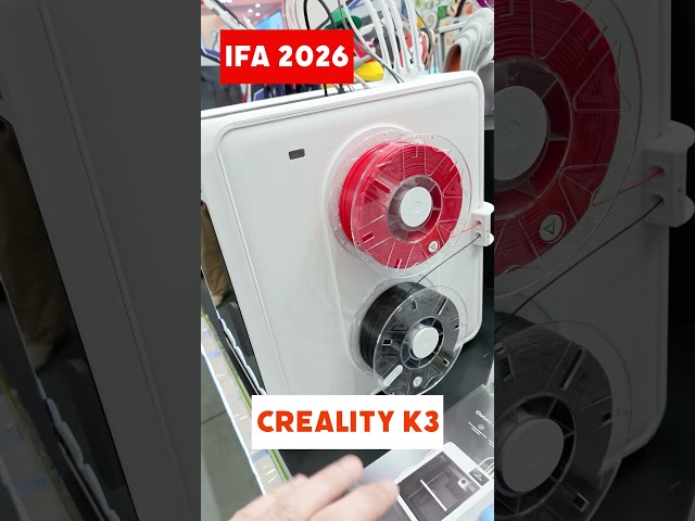 IFA 2026 Vlog – Creality K3: 4 Print Heads!