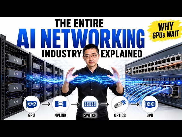 The Entire AI Networking Industry Explained: How Thousands of GPUs Work Together
