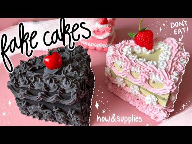 Making Fake Cakes Again 🍰 diy Jewlery Boxes + Spackle 💗