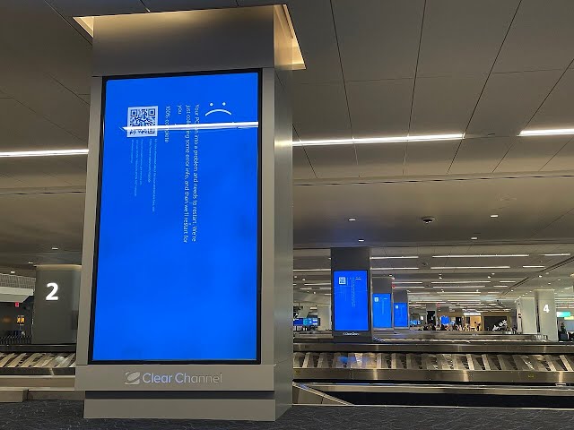 CrowdStrike Errors in funny places around the world, BSOD's everywhere 2024