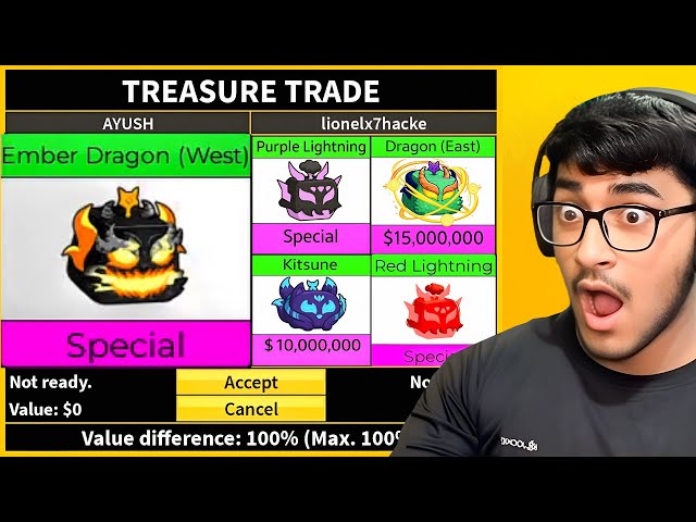 Trading New Ember Dragon Fruit for The Next 24hr in BLOX FRUITS..