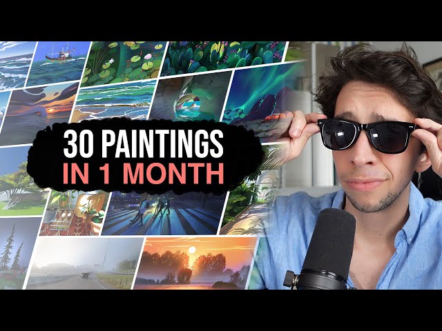 I Made 1 Painting Every Day For 30 Days And This Is What Happened