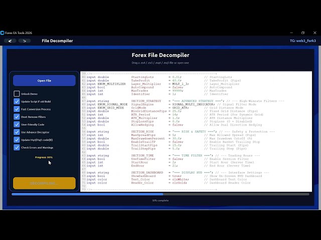 Forex Decompiler | Ex4 to Mq4/Ex5 to Mql5 (Forex EA Source Code Recovery)
