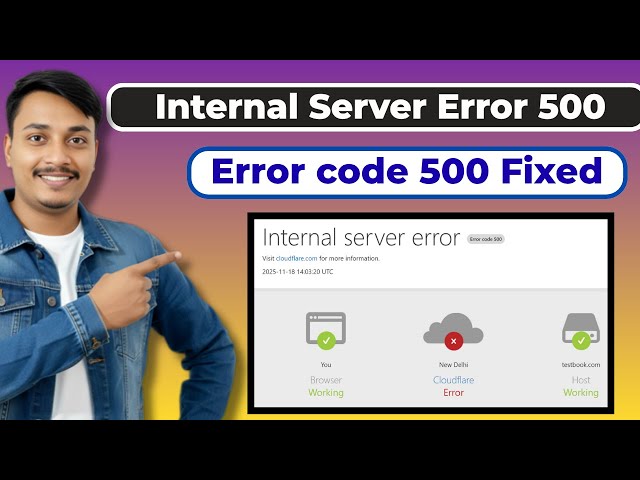 How To Fix Google Chrome Internal Server Error 500 || Testbook Internal Server Error Fixed
