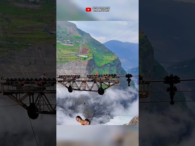 China Built a Giant Dam Using the World’s Largest Cable Crane System!