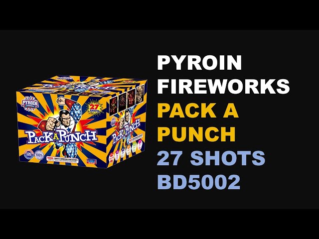BD5002 PACK A PUNCH 27SHOTS 500G CAKE AMAZING ENDING WITH BIG CHRYS