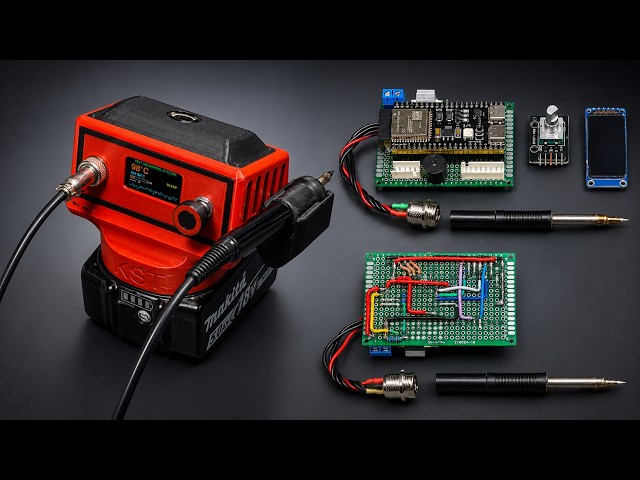 DIY GOOT Soldering Station with ESP32-S3 | Makita 18V + Temperature Control + 3D Printed Case