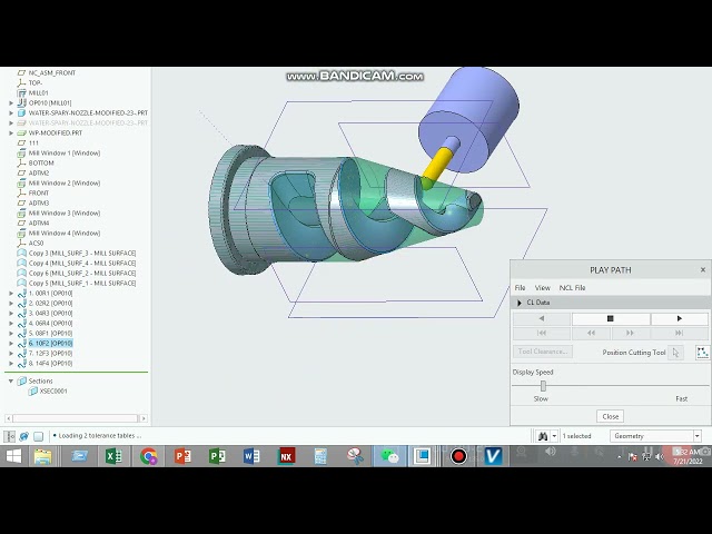 #Creo parametric #4-axis part programming #Spiral Nozzle