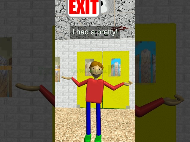 Are you sure? #ytshorts #meme #baldisbasics #baldi